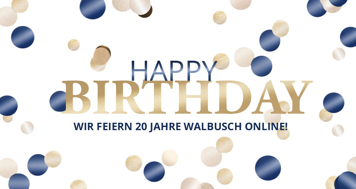 20 Jahre Walbusch Online | Walbusch