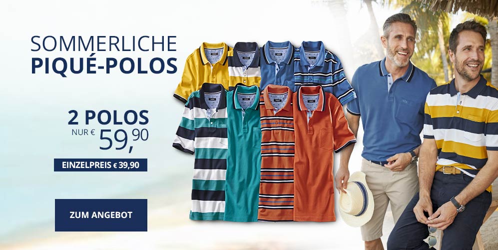 2 Polos für nur 59,90€ | Walbusch 2 Polos für nur 59,90€ | Walbusch