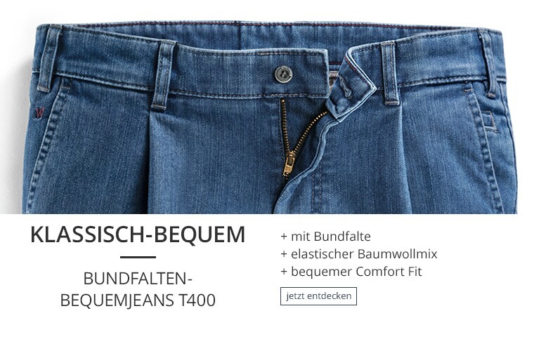 Bundfalten-Jeans | Walbusch Bundfalten-Jeans | Walbusch