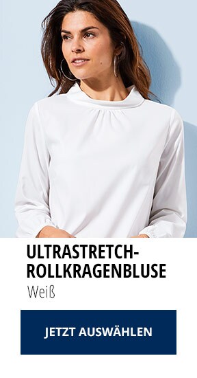 Ultrastretch Rollkragenbluse | Walbusch