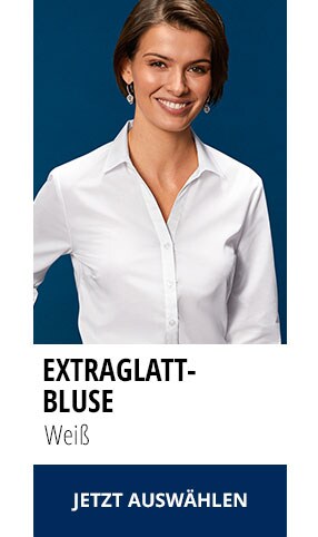 Extraglatt-Bluse Weiß | Walbusch