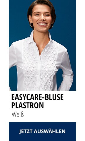 Easycare-Bluse Plastron | Walbusch