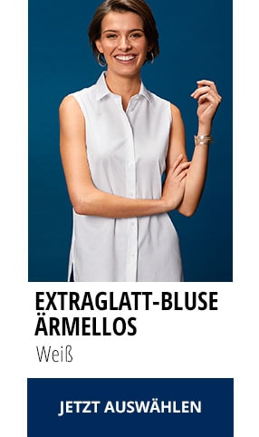 Extraglatt-Bluse Ärmellos | Walbusch