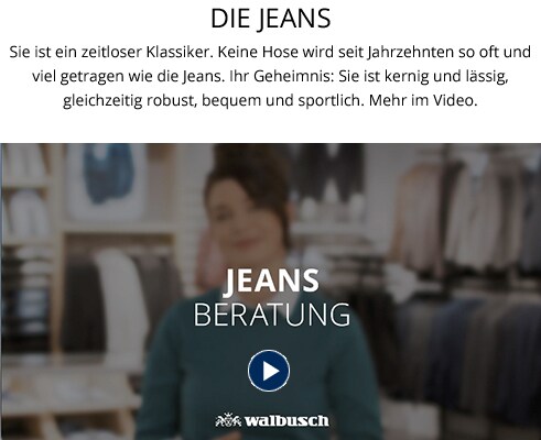 Hosenberatung - Jeans | Walbusch Hosenberatung - Jeans | Walbusch