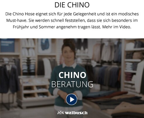 Hosenberatung - Chino | Walbusch Hosenberatung - Chino | Walbusch