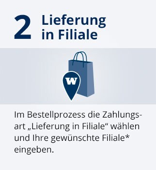 Lieferung in Filiale Lieferung in Filiale