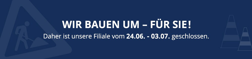 Wir bauen um Wir bauen um